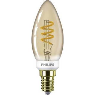 👉 Ledlamp Philips LED-lamp Energielabel: A (A++ - E) E14 Kaars 3.5 W = 15 Warmwit (Ã x l) cm Dimbaar 1 stuks 8718699676131