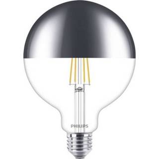 Ledlamp Philips LED-lamp Energielabel: A+ (A++ - E) E27 Bol 8 W = 50 Warmwit (Ã x l) 12 cm Dimbaar 1 stuks 8718699593414