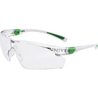 👉 Veiligheidsbril wit groen Univet 506UP 506U-03-00 Incl. anticondens-bescherming, UV-bescherming Wit, DIN EN 166 8033661825370