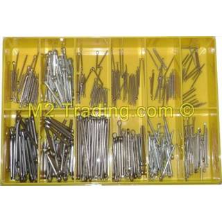 👉 Assortimentsdoos roestvrijstalen active splitpennen roestvrijstaal 300 delig Bofix