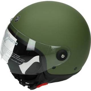 👉 Helm groen active demi-jet M mat Tucano Urbano el jettin