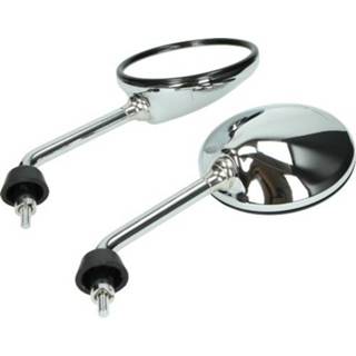 👉 Chroom active Spiegelset kort model origineel E-keur Vespa Gts LX LXV