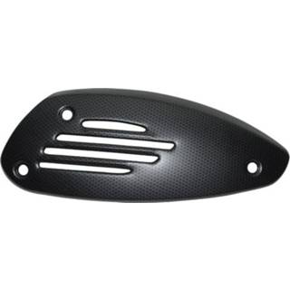 👉 Uitlaat carbon active Hitteschild Vespa Gts Piaggio origineel 605465m006