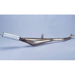 👉 Uitlaat aluminium active compleet country Vespa Ciao Gilera Citta blank Polini 200.0045