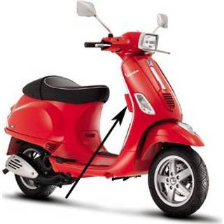 👉 Opbergvakje rood s active Opbergvak Vespa dragon 894 rechts Piaggio origineel 65429500r7