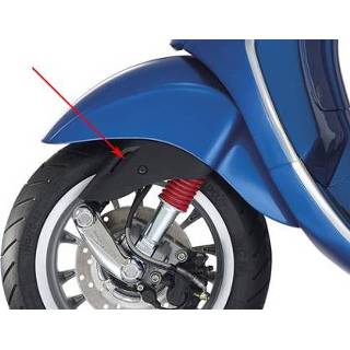 👉 Voorvork zwart active Beschermkapje boven Vespa Sprint mat Piaggio origineel 673645