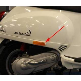 👉 Reflector wit s active Houder Vespa fusion 544 rechts Piaggio origineel 65430700br