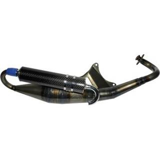 👉 Uitlaat carbon active compleet rev. dna/sco Piaggio blank/carbon DMP