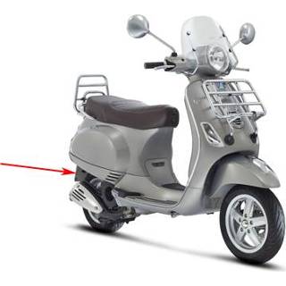 👉 Achterspatbord grijs active Vespa LX Apuano 769 b Piaggio origineel 65673100h8