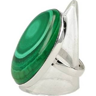 👉 Zilveren 19 active Ring Malachiet (Model 1 maat 19) 7448154648670