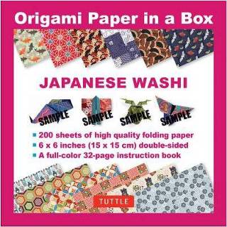 👉 Origami Paper In A Box Japanese Washi Patterns 9780804851107