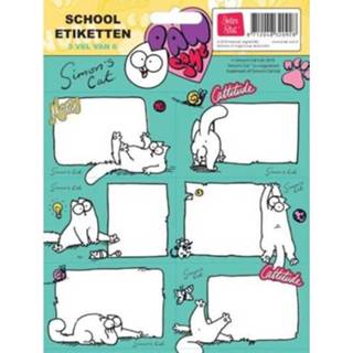 👉 Etiket fsc Etiketten Simon S Cat Set Van 10 Bts 20 21 Mix Credit 8712048321253