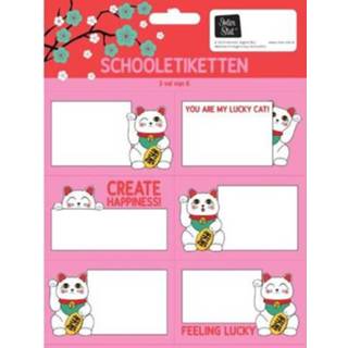 👉 Etiket fsc Etiketten Lucky Cat Set Van 10 Bts 20 21 Mix Credit 8712048321277