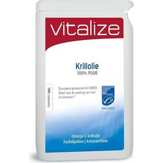 👉 Krill olie active Vitalize Krillolie 100% puur - 180 capsules brievenbusverpakking 8717344371261