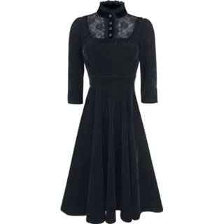 👉 Dress medium- jurk zwart H&R London Nightshade Velvet 4060587071011