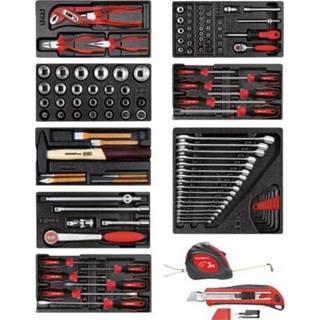 👉 Gereedschapset rood Gedore RED R21010001 3301656 Gereedschapsset 4060833016568