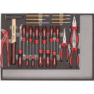 👉 Gereedschapset rood Gedore RED R22350005 3301686 Gereedschapsset 4060833016865
