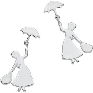 👉 Oorsteker zilverkleurig standard vrouwen Mary Poppins Disney by Couture Kingdom - Flying Oorstekers, per paar 4060587481094