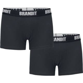 👉 Boxershort zwart boxerset meisjes Brandit Logo 2er Pack Girl set zwart-zwart 4051773097373