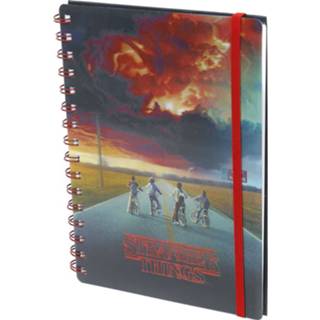 👉 Notitieboek rood notebook Stranger Things Mind Flayer - Holographic 5051265727770