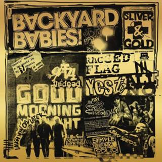 👉 Goud baby's Backyard Babies Sliver and gold CD st.