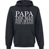 👉 Trui zwart met capuchon mannen Papa - The Man 4060587742508