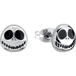 👉 Oorsteker zilverkleurig oorbellenset The Nightmare Before Christmas Disney by Couture Kingdom - Jack Skellington Oorstekers 4060587763725