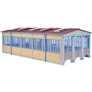 👉 Locomotievenlood Kibri 39450 H0 Drie permanente locomotievenloods 4026602394503