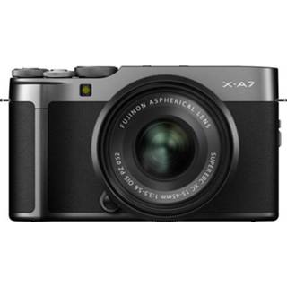 👉 Systeemcamera zwart antraciet Fujifilm X-A7 incl. accu 24.2 Mpix Zwart, 4K Video, Touch-screen, Bluetooth, Draai- en zwenkbare display 4547410418460