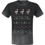 👉 Shirt T-Shirt grijs Alchemy England Merry Deadly Christmas 4060587852375