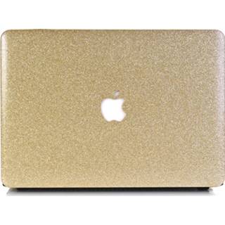 👉 Coverhoes goud kunststof glitter hardcase hoes Lunso - cover MacBook Air 11 inch 660042277961