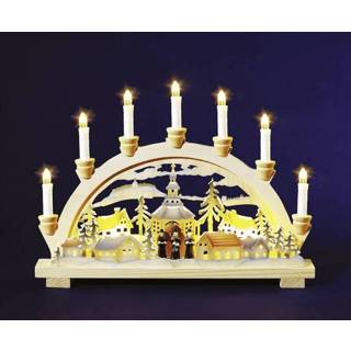 👉 Gloeilamp hout Hellum 875515 Dorp Amber