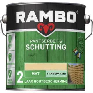 👉 Schutting transparant teakhout Rambo Pantserbeits Mat 2,5 liter -