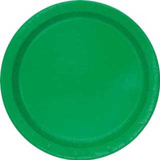 👉 Bord groen active emerald 23cm 16 stuks