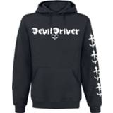 👉 Trui met capuchon zwart DevilDriver Logo Careless 5056187719803