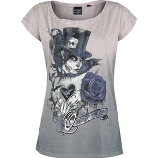 👉 Shirt T-Shirt meisjes roze Alchemy England Queen Of The Dead Girls lichtroze 4060587849283