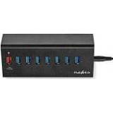 👉 USB-Hub | 8-Poorts USB 3.0 met Externe Voeding QC3.0 Oplaadpoort 5 Gbps 5412810315147