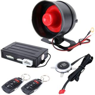 👉 Alarmsysteem active alarmsystemen Auto Safty Waarschuwing Motor Push Start / Stop-knop met twee afstandsbedieningen, DC 12V 6922703895650