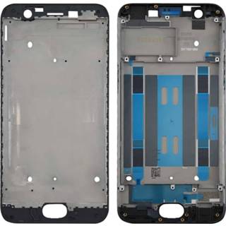 👉 Zwart OPPO A57 Frontbehuizing LCD-frame Bezelplaat (zwart)