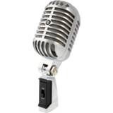 👉 Microphone zilver Professional Wired Classical Dynamic Microphone, Length: 18cm (Silver)