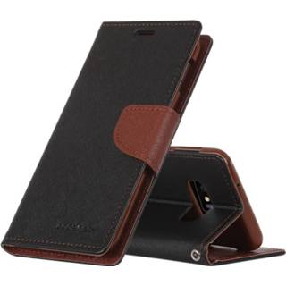 👉 Dagboek beige PU KWIK GOOSPERY FANCY horizontale Flip lederen case voor Galaxy S10e met houder & kaartsleuven portemonnee (taupe) 8733253640335