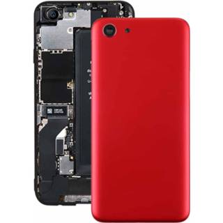👉 Achterklep rood met cameralens voor OPPO A83 (rood)