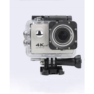 👉 Waterdichte camera zilvergrijs WIFI Actie Fietsen 4 K Ultra Duiken 60PFS kamera Helm fiets Cam onderwater Sport 1080 P (zilvergrijs)