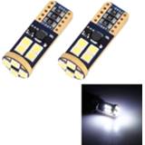 👉 Leeslamp 2 STKS T10 / W5W 194/501 4 W 280LM 6000 K 12 SMD-2835 Led-lampen Auto Uitkliklamp met Decoder, DC V