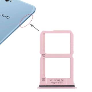 👉 Rose goud 2 x SIM-kaartvak voor Vivo X9i (rose goud)