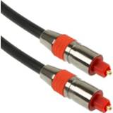 👉 Digitale audio optische vezel Toslink-kabellengte: 3 m, buitendiameter: 6,0 mm