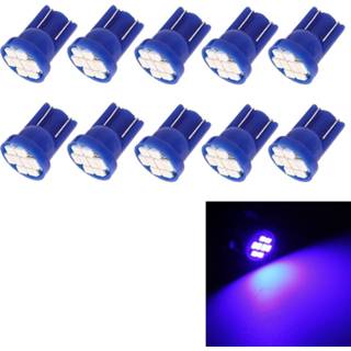👉 Gloeilamp blauw 10 STKS T10 8 LED autosignaal (blauw)