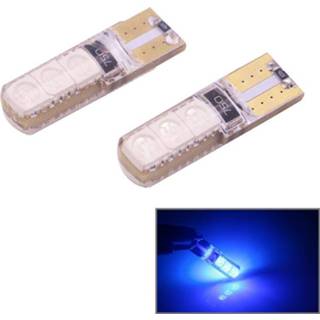 Remlicht blauw 2 STKS T10 2W 120-140LM??6 LED Ice Blue 5050 voor voertuigen, DC12V