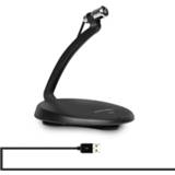 👉 Condensator zwart Yanmai SF-911B USB 2.0 Professional Geluidsopname Microfoon met basishouder, kabellengte: 1,5 m, compatibel pc en Mac voor live uitzending, KTV, etc. (zwart)