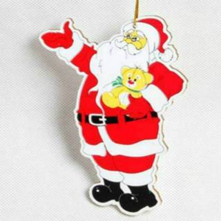 👉 Hanger papier 2 PC'S cartoon Christmas Santa Claus Snowman Tree (knuffel kat kerstman) 8733253555707